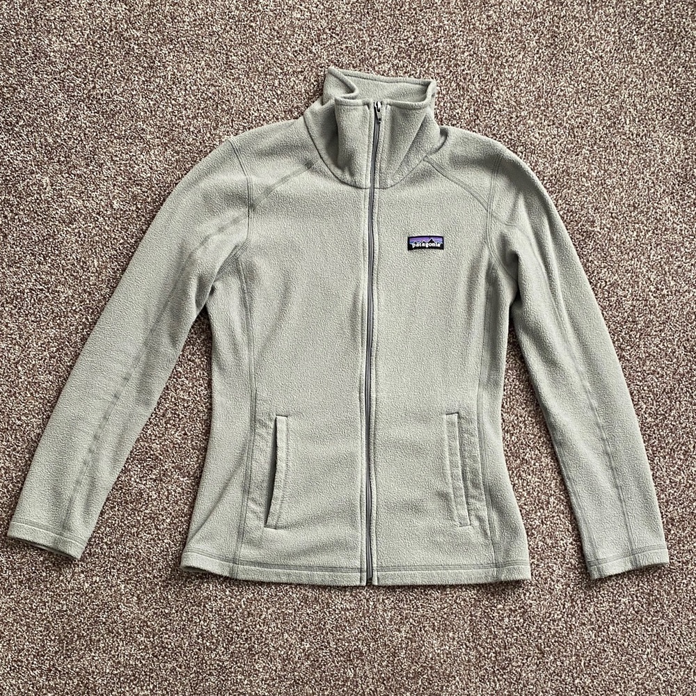 Patagonia Micro Fleece Full Zip Jacket Grey